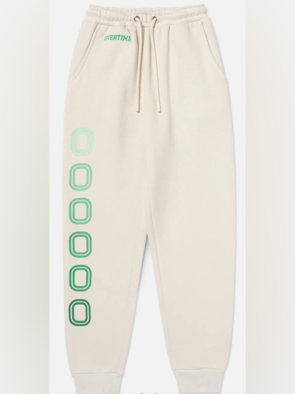 Overtime PINK White Sweatpants Joggers Adult Small & Youth XL Athletics